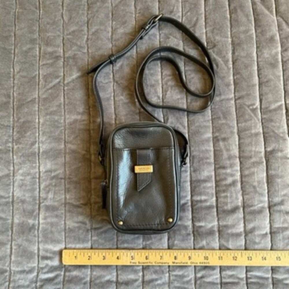 American Leather Co. Black Crossbody Mini Bag